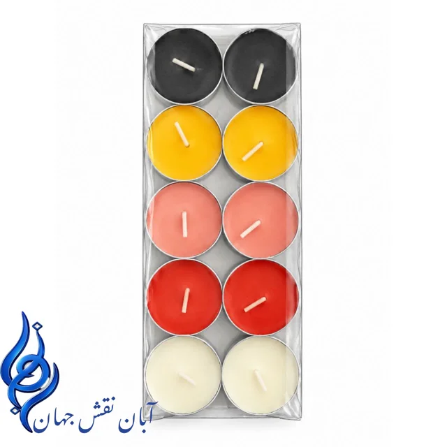 شمع وارمر رنگی