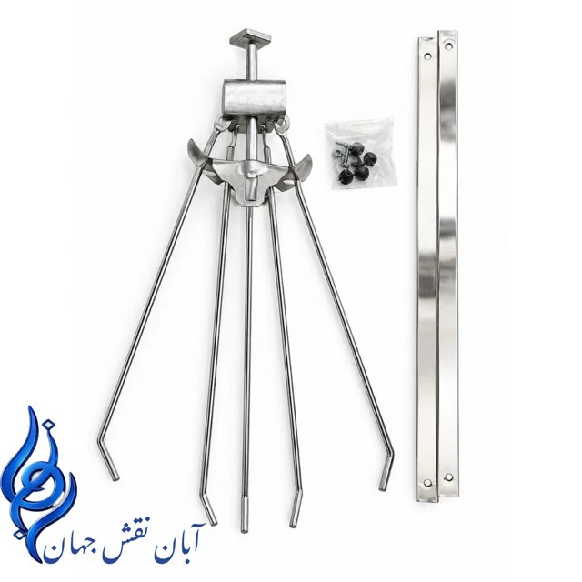 بند رخت لوله بخاری با اتصالات